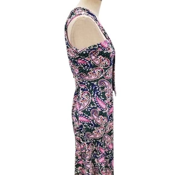 NWT Boden Lila Multiway Halter Dress - Woodland Green Paisley Size 14 - Picture 9 of 12